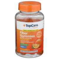 Topcare Health No Sugar Added Orange Flavored Fiber Gummies - 72 Count