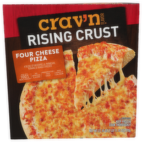 Crav'n Flavor Rising Crust Four Cheese Pizza - 27.15 Ounce