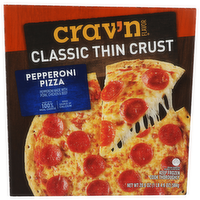 Crav'n Flavor Classic Thin Crust Pepperoni Pizza - 20.6 Ounce