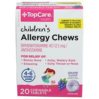 TopCare Health Children's Grape Flavor Allergy Chewable Tablets - 20 Count