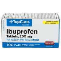 Topcare Health Ibuprofen Pain Reliever Fever Reducer Nsaid - 100 Count