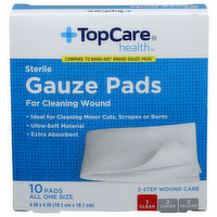 Topcare Health Gauze Pads - 10 Count