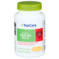 Topcare Health Omega-3 Fish Oil - 60 Count