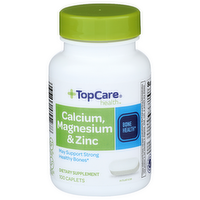 Topcare Health Calcium, Magnesium & Zinc - 100 Count