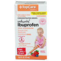 Topcare Health Berry Flavor Oral Suspension Infants' Ibuprofen - 0.5 Fluid Ounce