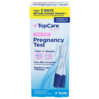 Topcare Health One Step Pregnancy Test - 2 Count