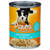 Paws Happy Life With Chicken & Rice Dog Food - 13.2 Ounce