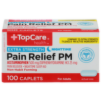 Topcare Health Pain Relief PM - 100 Count