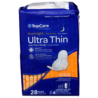 Topcare Everyday Overnight Ultra Thin - 28 Count