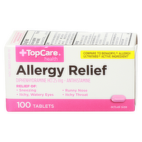 Topcare Health Allergy Relief - 100 Count