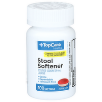 Topcare Health Docusate Sodium, Laxative - 100 Count
