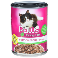 Paws Happy Life Classic Salmon Dinner Cat Food - 13.2 Ounce