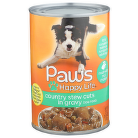 Paws Happy Life Gravy Dog Food Country Stew Cuts - 22 Ounce
