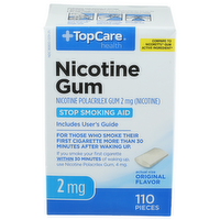 Top Care Health Original Nicotine Gum - 110 Count