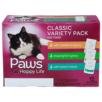 Paws Happy Life Cat Food - 3 Ounce - 12 Count
