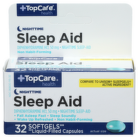 Topcare Health Nighttime Sleep Aid - 32 Count