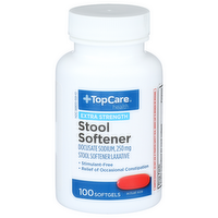 Topcare Health Stool Softener Laxative - 100 Count