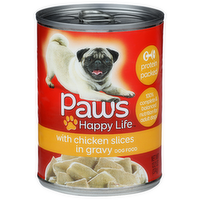 Paws Happy Life With Chicken Slices In Gravy Dog Food - 13.2 Ounce