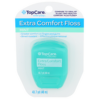 Topcare Everyday Mint Extra Comfort Floss - 43.7 Yard