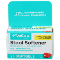 Topcare Health Stool Softener - 25 Count