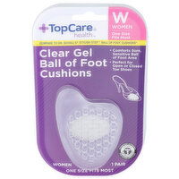 Topcare Health Clear Gel Ball Of Foot Cushions - 1 Count