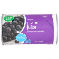 Food Club Frozen Concentrate Grape Juice - 12 Fluid Ounce