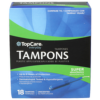 Topcare Everyday Tampons - 18 Count