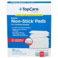 Topcare Health Non-Stick Pads - 10 Count