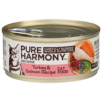 Pure Harmony Grain Free Turkey & Salmon Recipe Super Premium Cat Food - 5.5 Ounce