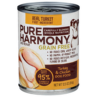 Pure Harmony Grain Free Turkey & Chicken Dog Food - 12.5 Ounce