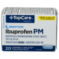 Topcare Health Nighttime Ibuprofen PM - 20 Count