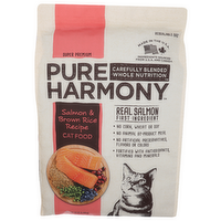 Pure Harmony Salmon & Brown Rice Recipe Super Premium Cat Food - 12 Pound