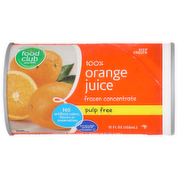 Food Club Pulp Free Orange Juice - 12 Fluid Ounce