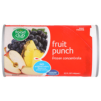 Food Club Frozen Concentrate Fruit Punch Juice - 12 Fluid Ounce
