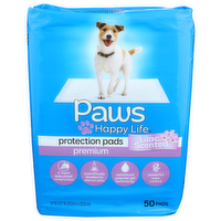 Paws Happy Life Lilac Scented Premium Protection Pads - 50 Count