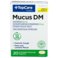 Topcare Health Expectorantcough Suppressant Mucus Dm - 20 Count