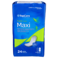 Topcare Everyday Super Maxi Pads - 24 Count
