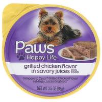 Paws Happy Life Grilled Chicken Flavor In Savory Juices Dog Food - 3.5 Ounce