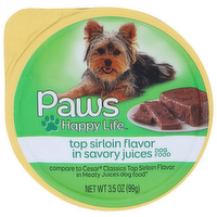 Paws Happy Life Top Sirloin Flavor In Savory Juices Dog Food - 3.5 Ounce