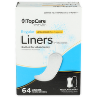 Topcare Everyday Regular Liners - 64 Count