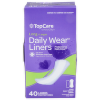 Topcare Everyday Long Daily Wear Liners - 40 Count