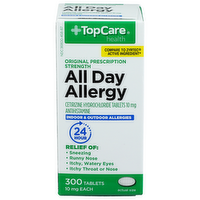 Top Care Tc Allrg Alldy Ctrzn Tab - 300 Count