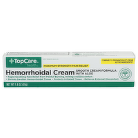 Topcare Health Hemorrhoidal Cream - 1.8 Ounce