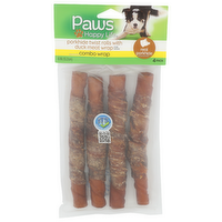 Paws Happy Life Combo Wrap Porkhide Twist Rolls With Duck Meat Wrap For Dogs