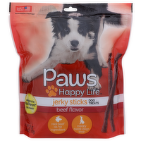 Paws Happy Life Beef Flavor Jerky Sticks Dog Treats - 25 Ounce