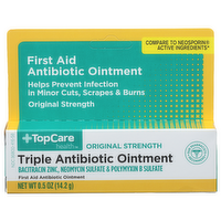 Topcare Health Original Strength First Aid Antibiotic Ointment - 0.5 Ounce