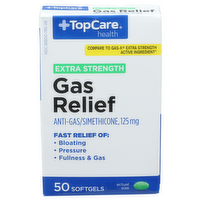 Topcare Health Gas Relief - 50 Count