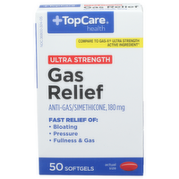 Topcare Health Anti-Gassimethicone, Gas Relief - 50 Count