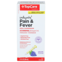 Topcare Health Grape Flavor Infants' Pain & Fever - 2 Fluid Ounce