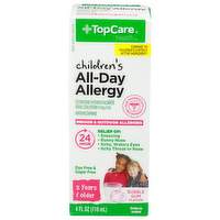 Topcare Health Bubble Gum Children's All-Day Allergy - 4 Fluid Ounce